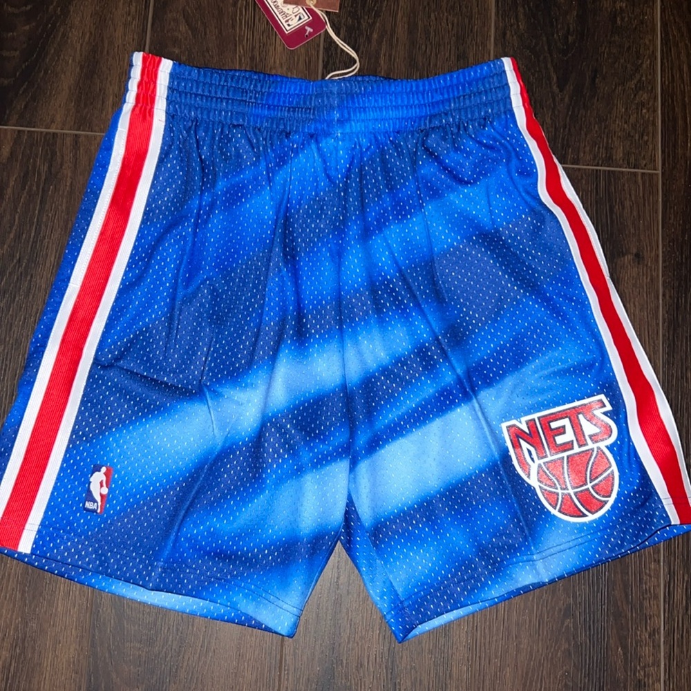 Mitchell & Ness NBA Swingman Shorts - Nets, ‘90, Size: Large *New*